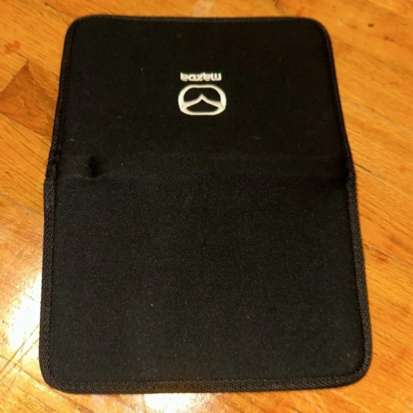 Mazda automotive car owners manual black zippered case - Picture 4 of 6